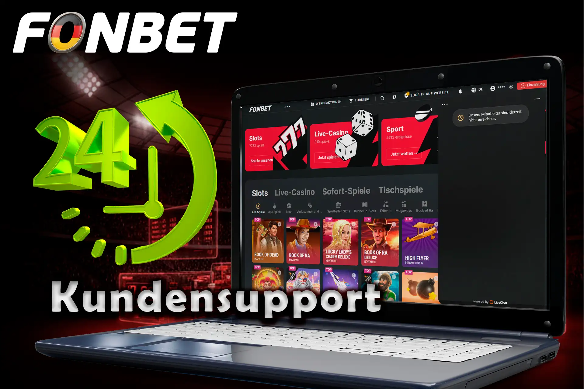 Die Analyse der verfügbaren Kommunikationsmöglichkeiten zeigt ein gut strukturiertes Support-System von Fonbet.